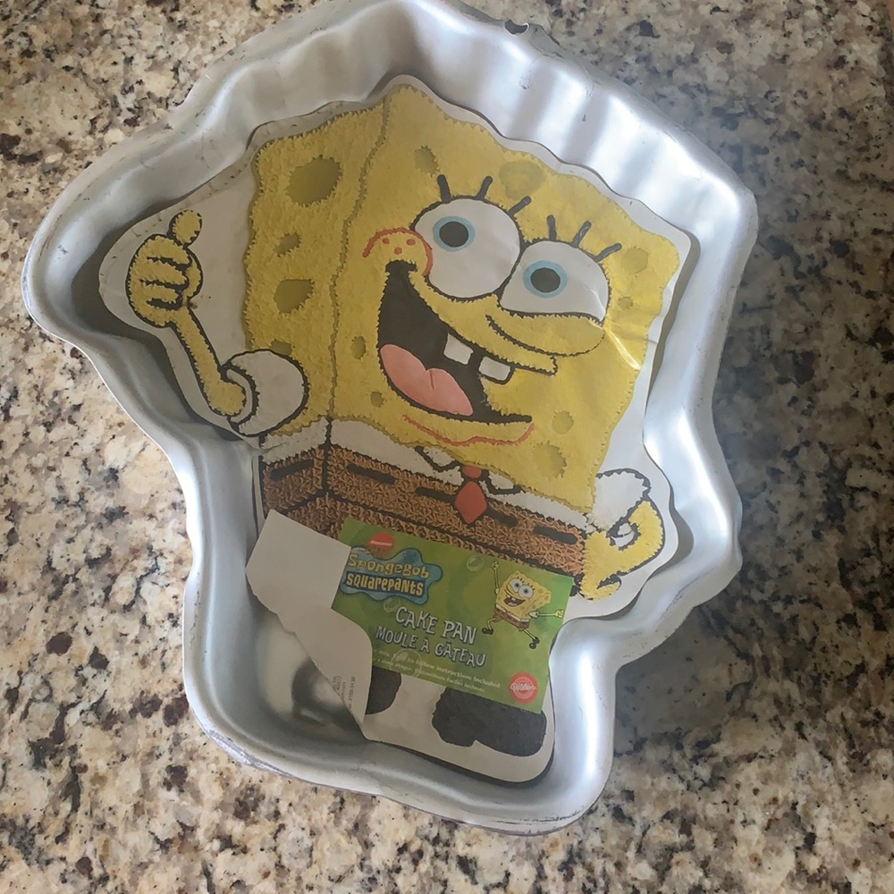 Wilton Sponge Bob Square Pants cake pan